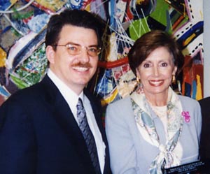 Kenneth Burt with Nancy Peolosi